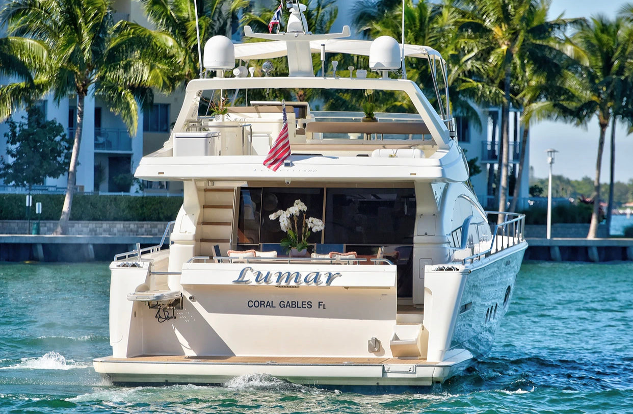 75' Ferreti Yacht.