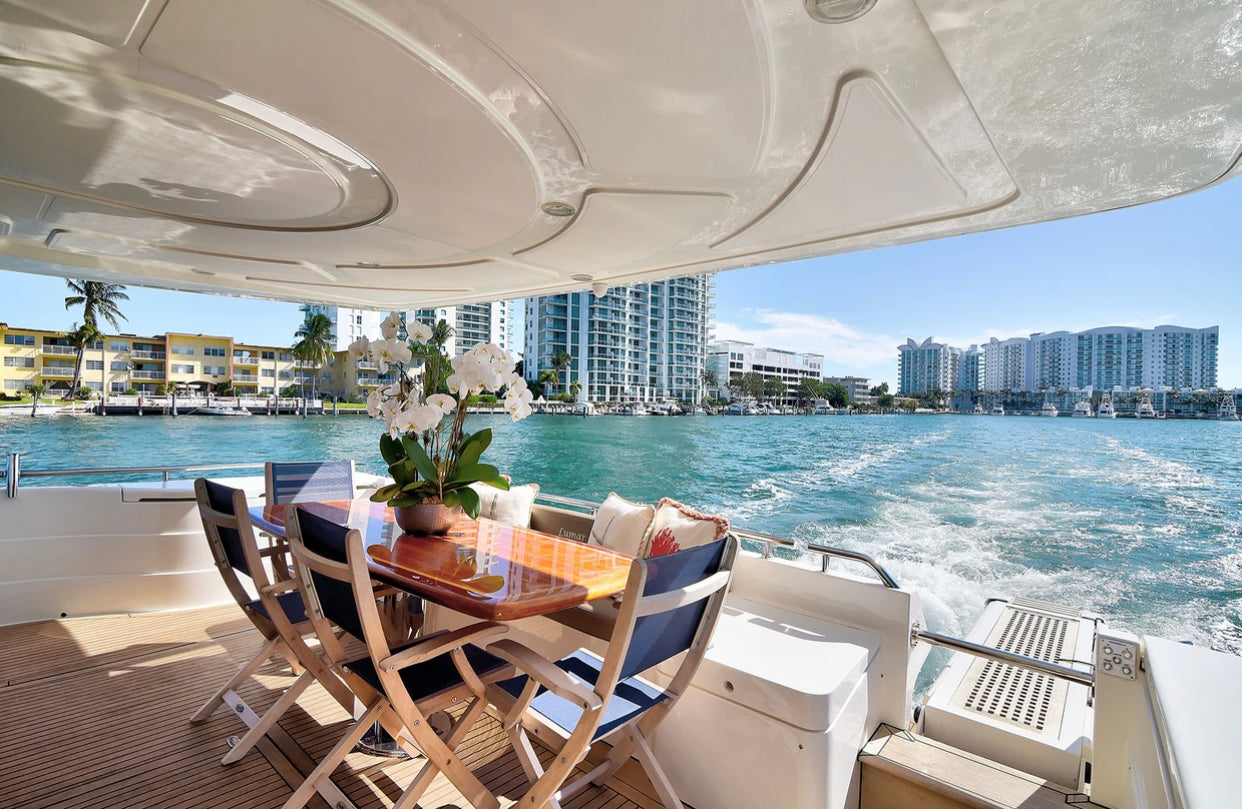 75' Ferreti Yacht.