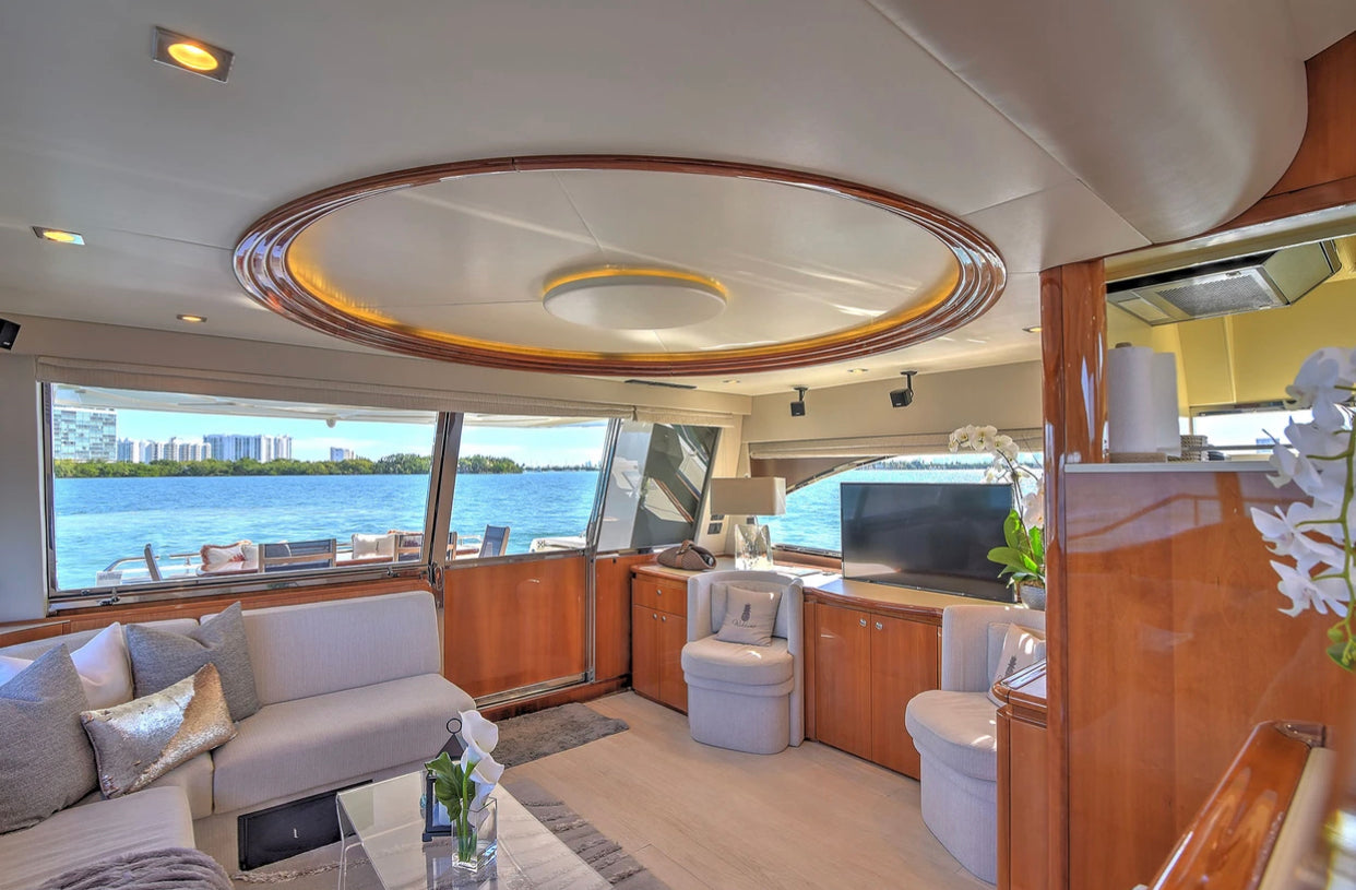 75' Ferreti Yacht.