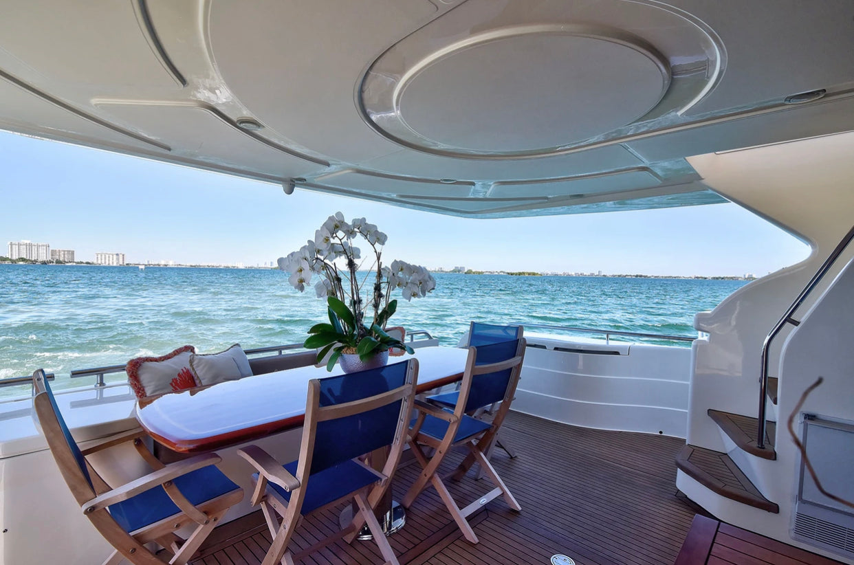 75' Ferreti Yacht.