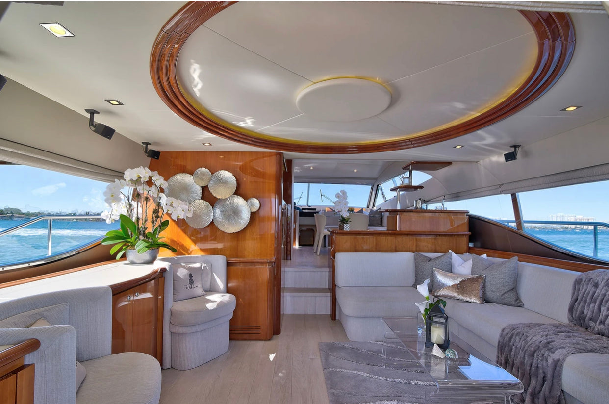 75' Ferreti Yacht.