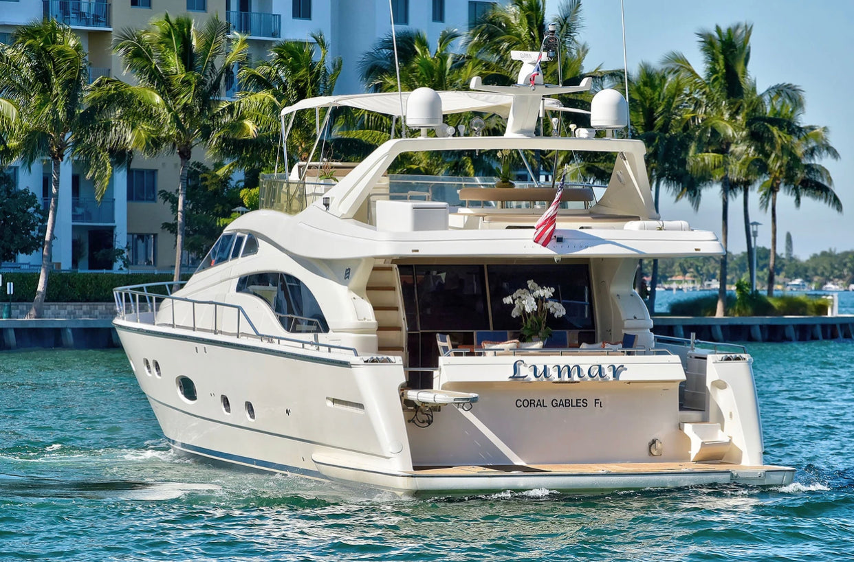 75' Ferreti Yacht.