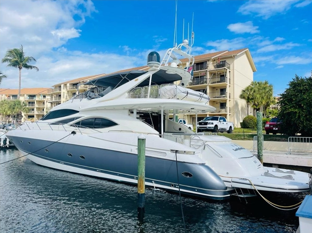 90' Sunseeker Yacht.